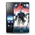 Дизайнерский пластиковый чехол для Sony Xperia TX