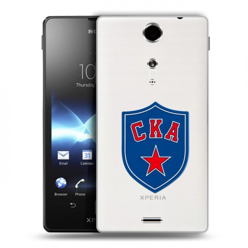 Полупрозрачный дизайнерский пластиковый чехол для Sony Xperia TX