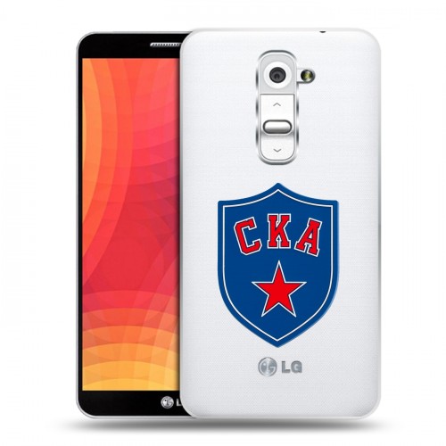 Полупрозрачный дизайнерский пластиковый чехол для LG Optimus G2