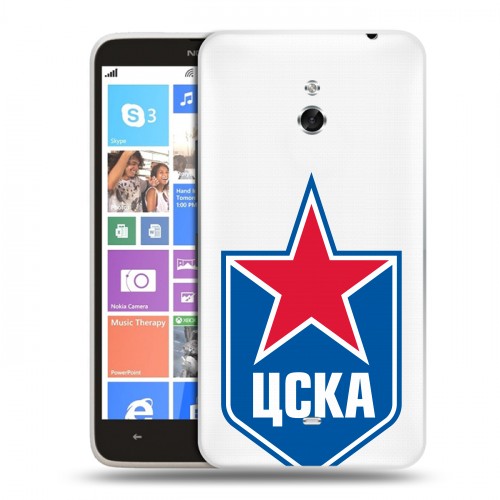 Полупрозрачный дизайнерский пластиковый чехол для Nokia Lumia 1320