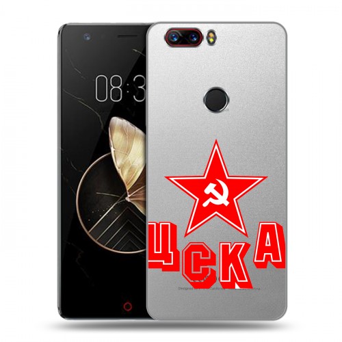 Полупрозрачный дизайнерский пластиковый чехол для ZTE Nubia Z17