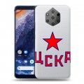 Полупрозрачный дизайнерский пластиковый чехол для Nokia 9 PureView