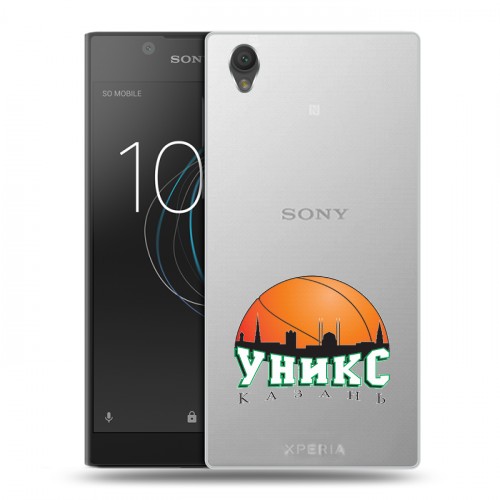 Полупрозрачный дизайнерский пластиковый чехол для Sony Xperia L1