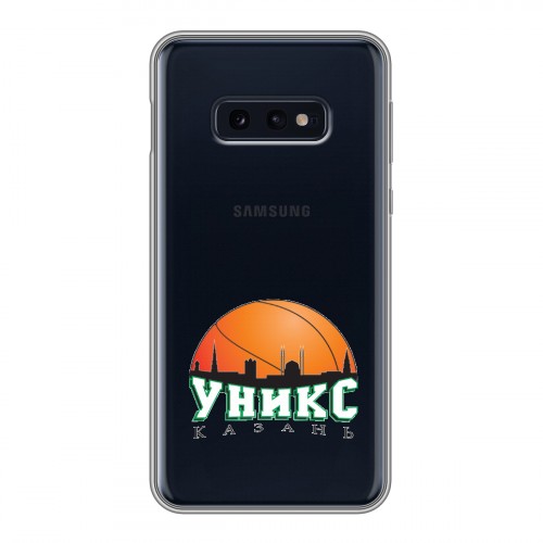 Полупрозрачный дизайнерский силиконовый чехол для Samsung Galaxy S10e