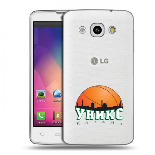 Полупрозрачный дизайнерский пластиковый чехол для LG L60