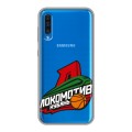 Полупрозрачный дизайнерский силиконовый чехол для Samsung Galaxy A50