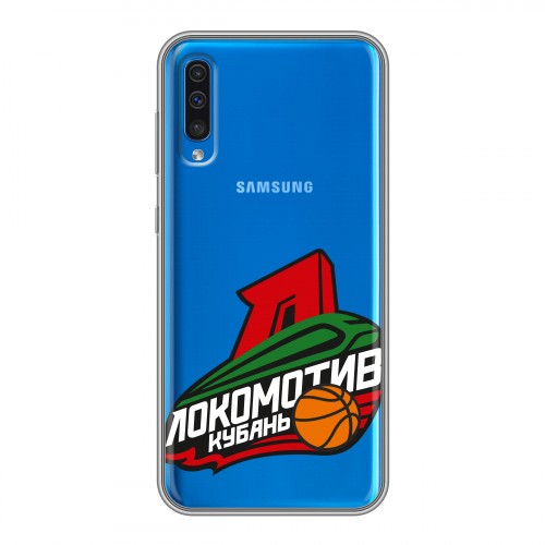 Полупрозрачный дизайнерский силиконовый чехол для Samsung Galaxy A50