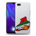 Полупрозрачный дизайнерский силиконовый с усиленными углами чехол для OPPO A1k