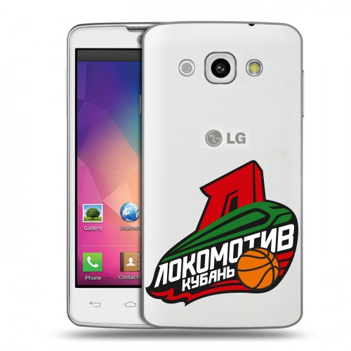 Полупрозрачный дизайнерский пластиковый чехол для LG L60