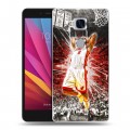 Дизайнерский силиконовый чехол для Huawei Honor 5X НБА