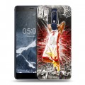 Дизайнерский пластиковый чехол для Nokia 5.1 НБА