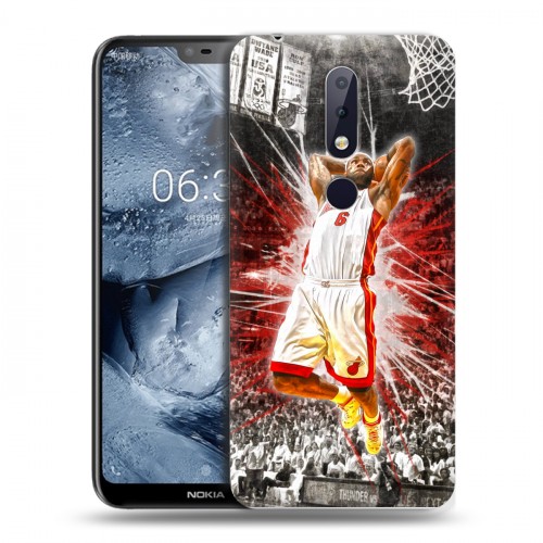 Дизайнерский силиконовый чехол для Nokia 6.1 Plus НБА