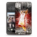 Дизайнерский силиконовый чехол для HTC Desire 700 НБА