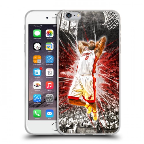 Дизайнерский силиконовый чехол для Iphone 6 Plus/6s Plus НБА