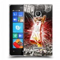 Дизайнерский пластиковый чехол для Microsoft Lumia 435 НБА