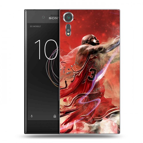 Дизайнерский пластиковый чехол для Sony Xperia XZs НБА