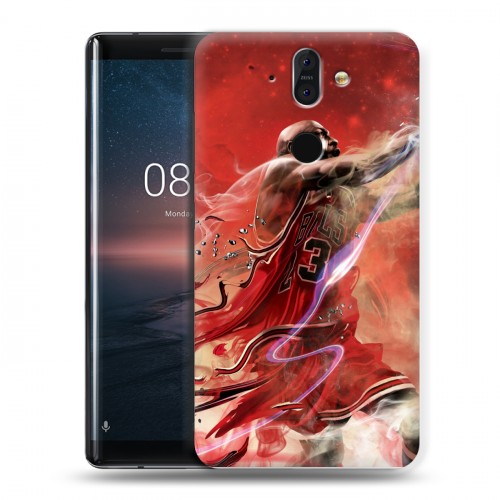 Дизайнерский пластиковый чехол для Nokia 8 Sirocco НБА