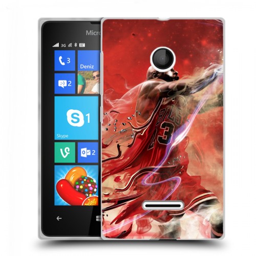 Дизайнерский пластиковый чехол для Microsoft Lumia 435 НБА