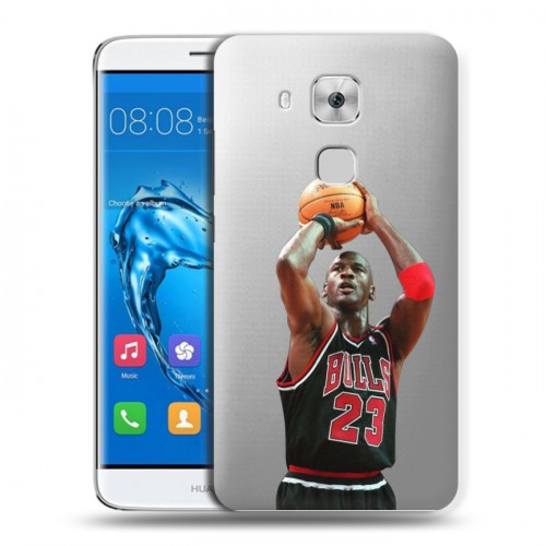 Полупрозрачный дизайнерский пластиковый чехол для Huawei Nova Plus НБА