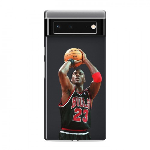 Полупрозрачный дизайнерский пластиковый чехол для Google Pixel 6 НБА