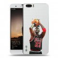 Полупрозрачный дизайнерский пластиковый чехол для Huawei Honor 6 Plus НБА
