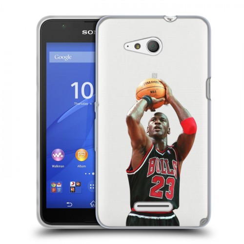 Полупрозрачный дизайнерский пластиковый чехол для Sony Xperia E4g НБА