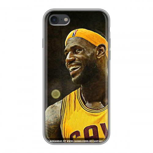 Дизайнерский силиконовый чехол для Iphone 7 НБА