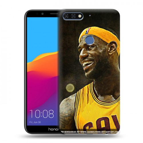 Дизайнерский пластиковый чехол для Huawei Honor 7C Pro НБА