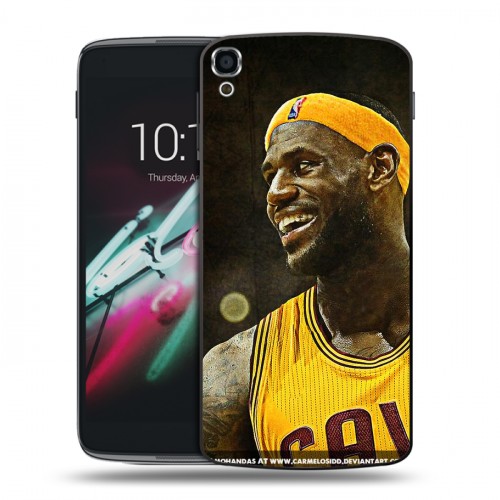 Дизайнерский пластиковый чехол для Alcatel One Touch Idol 3 (5.5) НБА