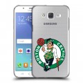 Полупрозрачный дизайнерский пластиковый чехол для Samsung Galaxy J5 НБА