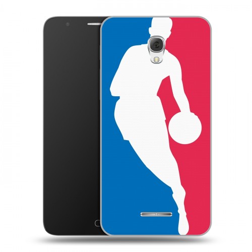Дизайнерский пластиковый чехол для Alcatel Pop 4 Plus НБА