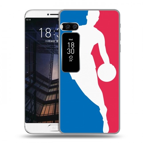 Дизайнерский пластиковый чехол для Meizu Pro 7 Plus НБА