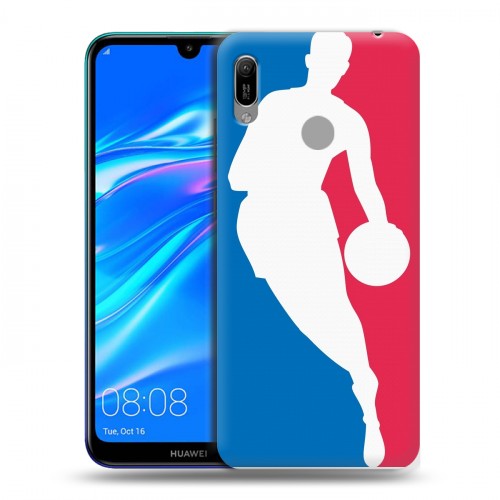 Дизайнерский пластиковый чехол для Huawei Y6 (2019) НБА