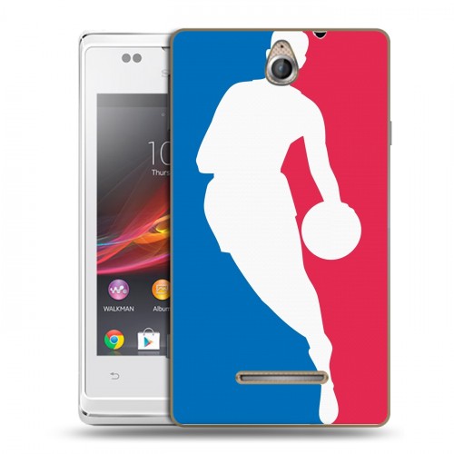 Дизайнерский пластиковый чехол для Sony Xperia E НБА