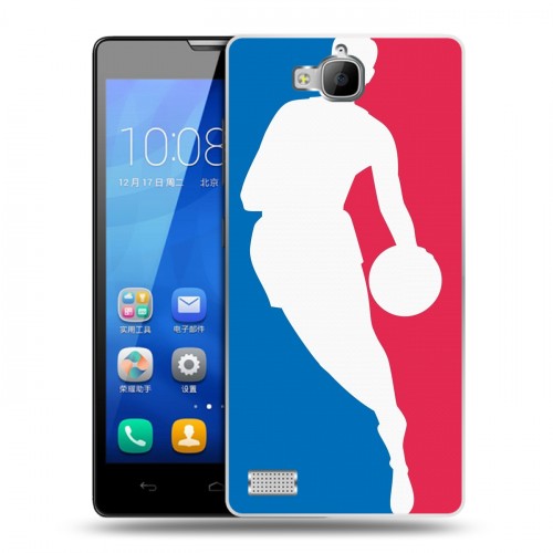 Дизайнерский пластиковый чехол для Huawei Honor 3c НБА