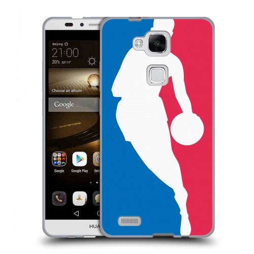 Дизайнерский пластиковый чехол для Huawei Ascend Mate 7 НБА
