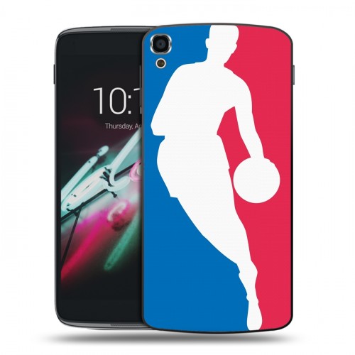 Дизайнерский пластиковый чехол для Alcatel One Touch Idol 3 (5.5) НБА