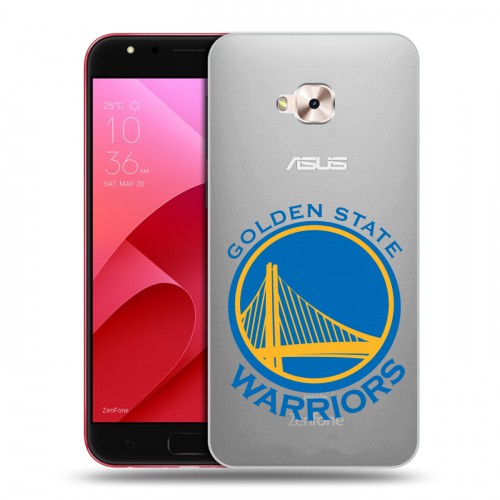 Полупрозрачный дизайнерский пластиковый чехол для ASUS ZenFone 4 Selfie Pro НБА