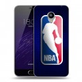 Дизайнерский силиконовый чехол для Meizu M3s Mini НБА