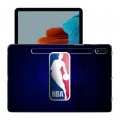 Дизайнерский силиконовый с усиленными углами чехол для Samsung Galaxy Tab S7 НБА