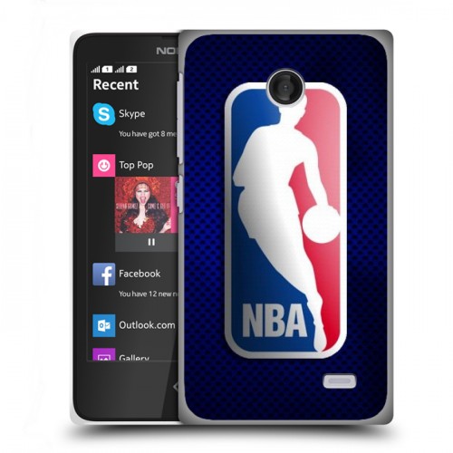 Дизайнерский пластиковый чехол для Nokia X НБА