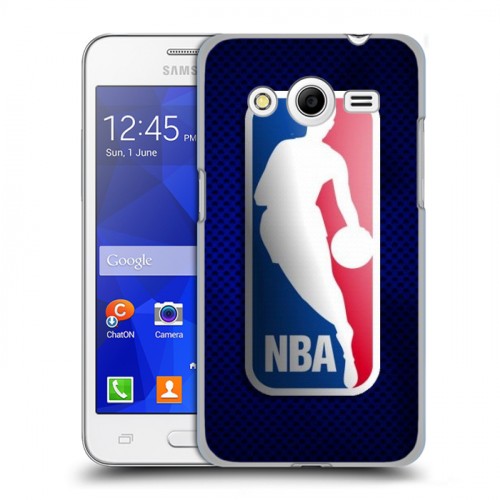 Дизайнерский пластиковый чехол для Samsung Galaxy Core 2 НБА