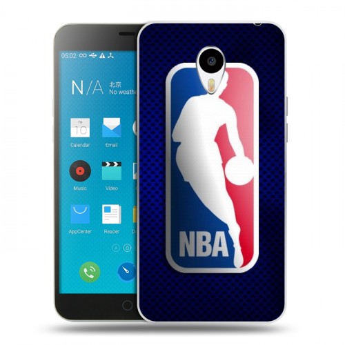 Дизайнерский пластиковый чехол для Meizu M1 Note НБА