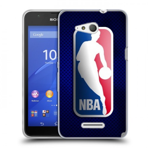 Дизайнерский силиконовый чехол для Sony Xperia E4g НБА