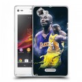 Дизайнерский пластиковый чехол для Sony Xperia L НБА