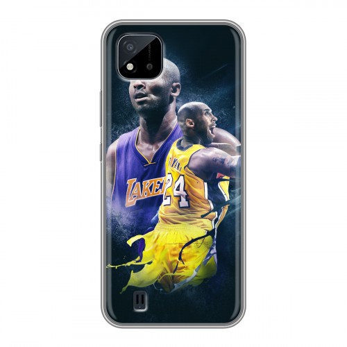 Дизайнерский силиконовый с усиленными углами чехол для Realme C20 НБА
