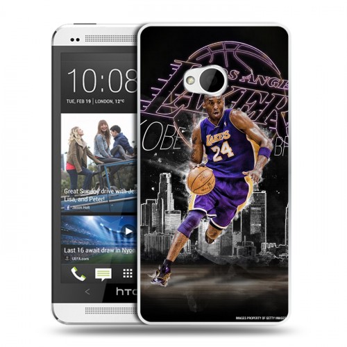 Дизайнерский пластиковый чехол для HTC One (M7) Dual SIM НБА
