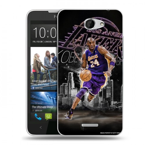 Дизайнерский пластиковый чехол для HTC Desire 516 НБА