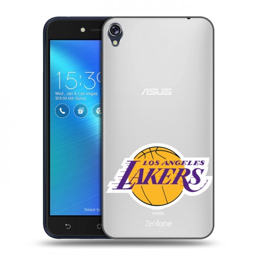 Полупрозрачный дизайнерский силиконовый чехол для Asus ZenFone Live НБА