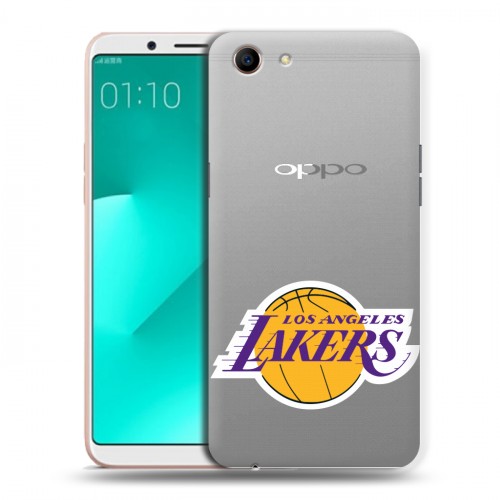 Полупрозрачный дизайнерский пластиковый чехол для OPPO A83 НБА